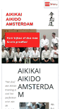 Mobile Screenshot of aikido-amsterdam.nl